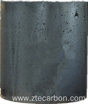 Cylindrical electrode paste